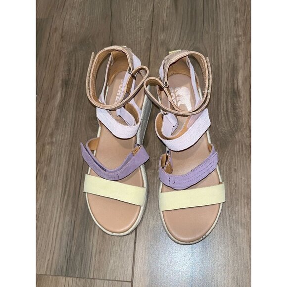 Sorel Cameron Multicolor Espadrille Wedge Sandal’s Women’s Size 7 - Picture 7 of 11